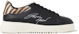 (W) Emporio Armani Kasut Kulit Low-Top 'Black Comfort Fashion' X3X024XN3881R298