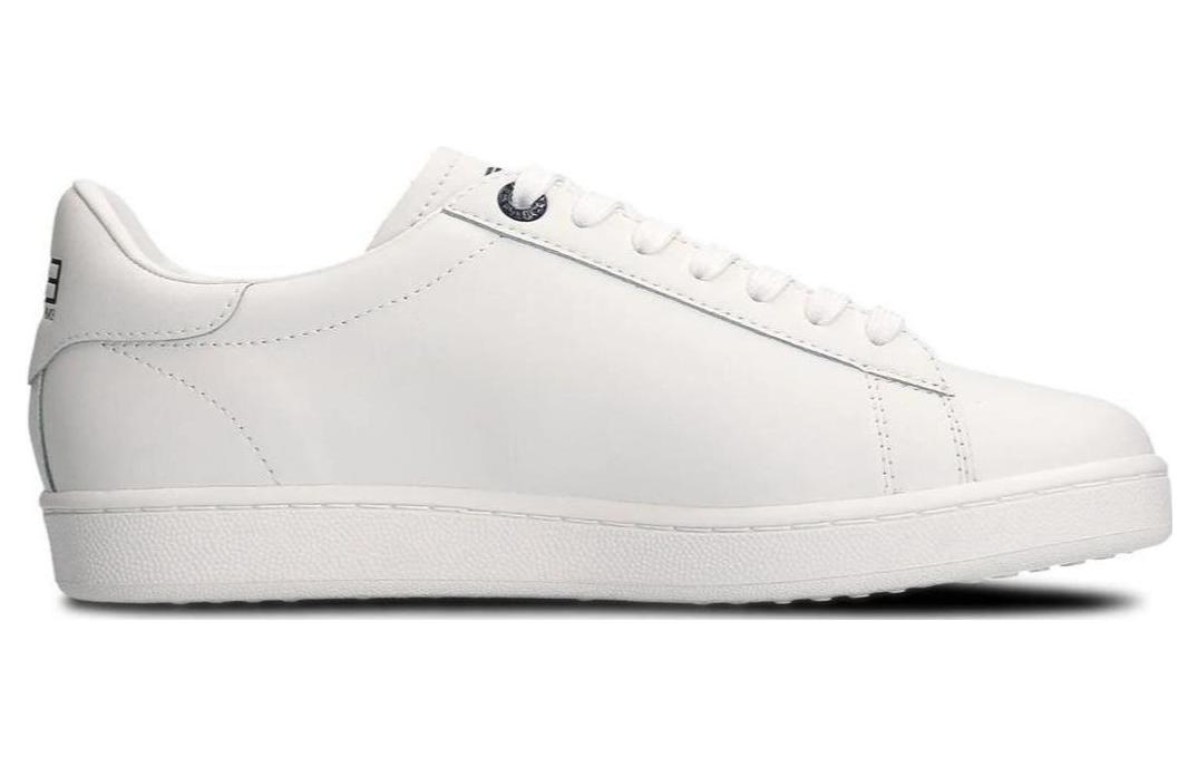 (W) Emporio Armani Leather Low-Top Sneaker 'White Fashion Casual' 圖 2