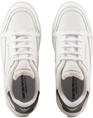 (W) Emporio Armani Kulit Rendah 'Putih' X3X188XF724D611 Order (W) Emporio Armani Kulit Rendah 'Putih' X3X188XF724D611
