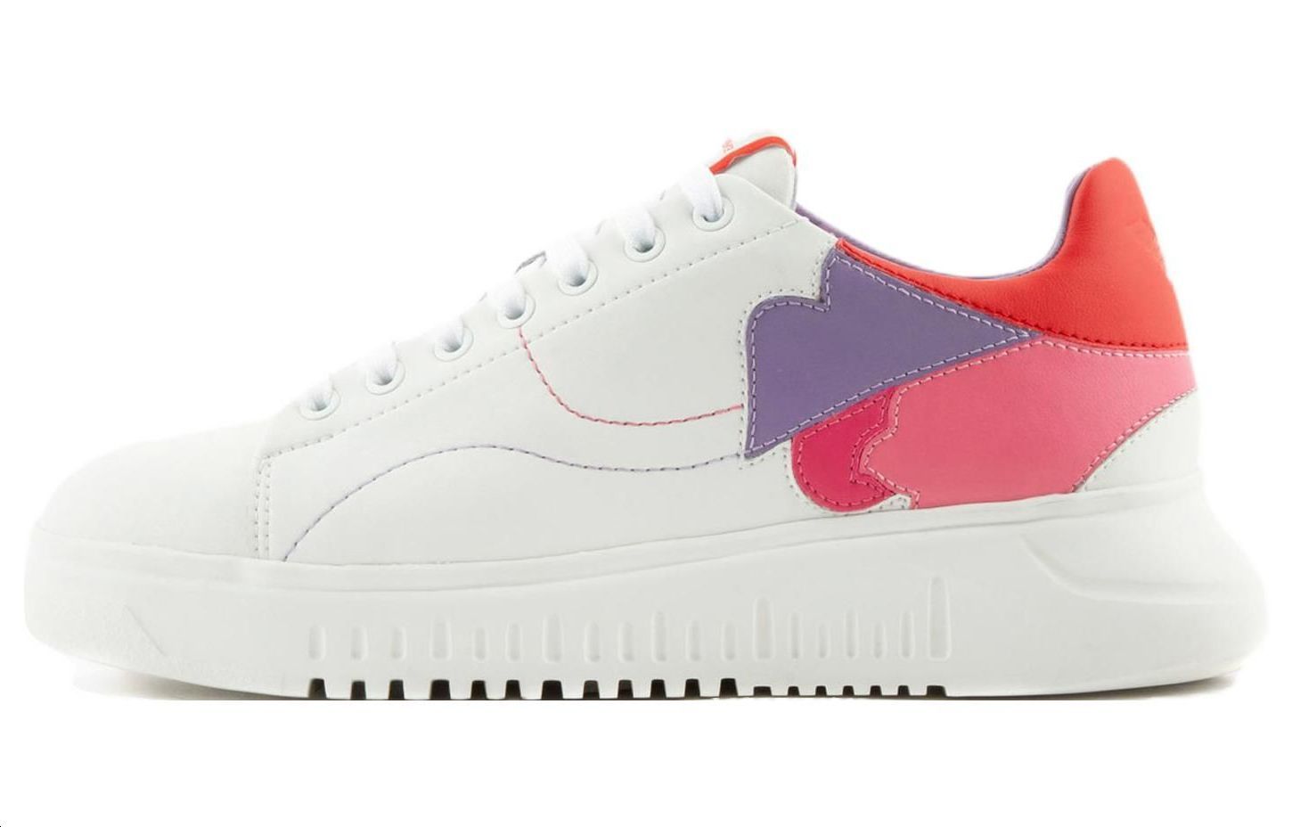 (Women) Emporio Armani Leather Low 'White Casual' X3X024XN8951R740