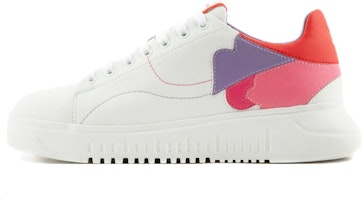 (Women) Emporio Armani Leather Low 'White Casual' X3X024XN8951R740 (Women) Emporio Armani Leather Low 'White Casual' X3X024XN8951R740