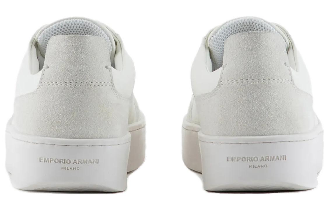 (W) Emporio Armani Leather Low Top 'White CMFT Lace-Up' 圖 4
