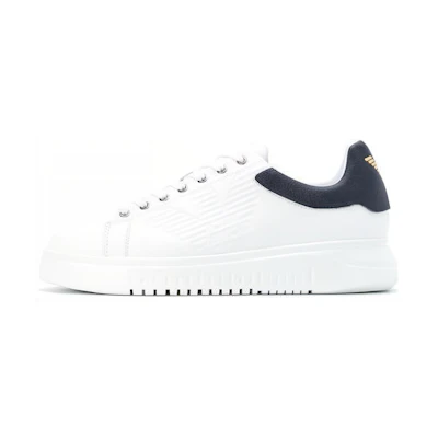 (W) Emporio Armani Leather Low Top 'White Fashion'