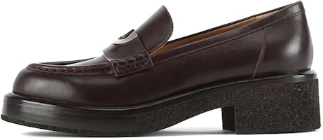 (Women) Emporio Armani Leather Platform Loafer 'Brown' X3A087XF267100233 (Women) Emporio Armani Leather Platform Loafer 'Brown' X3A087XF267100233