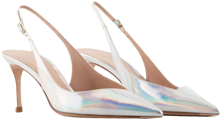 (Women) Emporio Armani Leather Pointed Toe Stiletto 'Silver' X1E891XF713100520 Order (Women) Emporio Armani Leather Pointed Toe Stiletto 'Silver' X1E891XF713100520