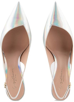 (Women) Emporio Armani Leather Pointed Toe Stiletto 'Silver' X1E891XF713100520 Lookbook (Women) Emporio Armani Leather Pointed Toe Stiletto 'Silver' X1E891XF713100520