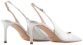 Shop (W) Emporio Armani Kulit Tumit Runcing Stiletto 'Perak' X1E891XF713100520