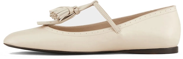 (Women) Emporio Armani Leather Round-Toe Flat 'Beige' X1D314XF653100067 (Women) Emporio Armani Leather Round-Toe Flat 'Beige' X1D314XF653100067