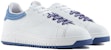 (W) Sneaker Rendah Bertumit Bulat Armani Biru Kulit Lelaki X3X024XN825S355