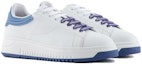 Order (W) Sneaker Rendah Bertumit Bulat Armani Biru Kulit Lelaki X3X024XN825S355