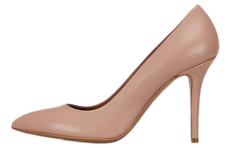 (W) Emporio Armani Leather Slingback Pumps 'Pink'