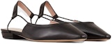 Order (W) Emporio Armani Kasut Kulit Slip-On Flat 'Keselesaan Hitam' X1D320XF491100002
