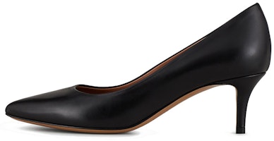 (Women) Emporio Armani Leather Slip-On Stiletto 'Black' X3E326XF261100002 (Women) Emporio Armani Leather Slip-On Stiletto 'Black' X3E326XF261100002