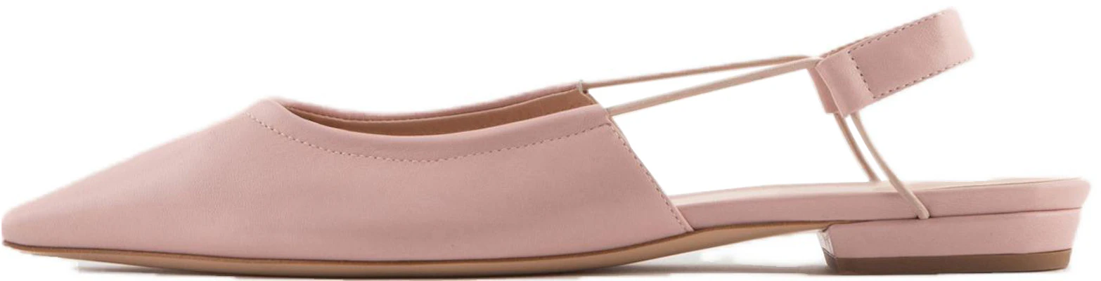 (W) Emporio Armani Sepatu Kulit Square Toe Flat 'Nude Pink' X1D320XF491100124 Buy (W) Emporio Armani Sepatu Kulit Square Toe Flat 'Nude Pink' X1D320XF491100124