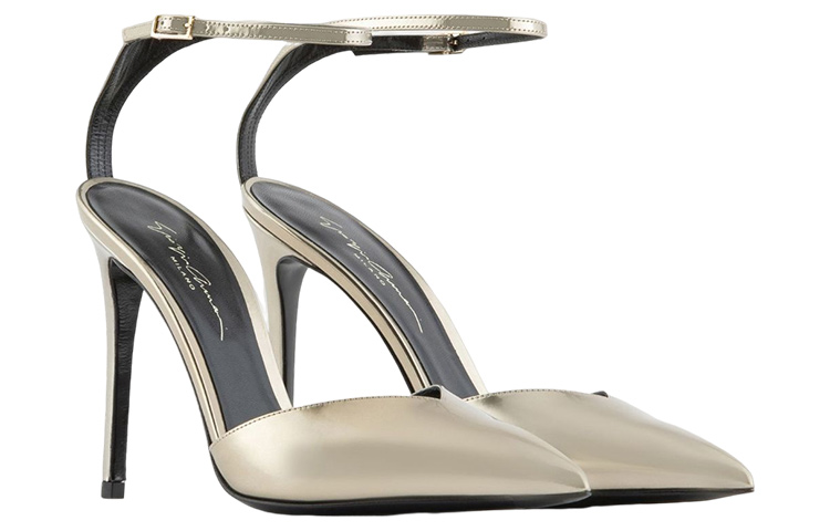 (W) Emporio Armani Leather Stiletto 'Gold Buckle' 圖 2