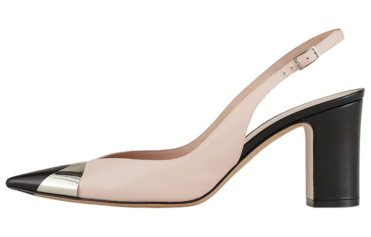 (W) Emporio Armani Leather Stiletto 'Pink Black'