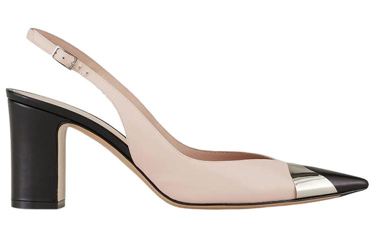 (W) Emporio Armani Leather Stiletto 'Pink Black' 圖 2