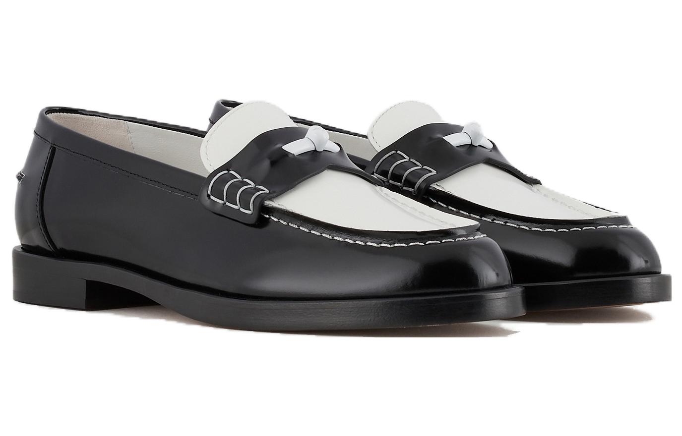 (W) Emporio Armani Loafer 'Black and White' 圖 2