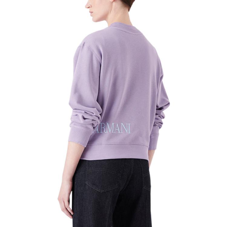 Shop (W) 安普里奥·阿玛尼标志休闲棉质长袖卫衣 6L2M7E-2J49Z-0831