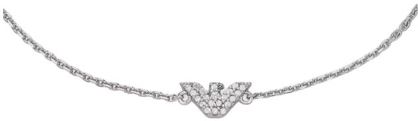 (W) Gelang Perak Emporio Armani Logo Wanita - Silver. EG3480040 Shop (W) Gelang Perak Emporio Armani Logo Wanita - Silver. EG3480040