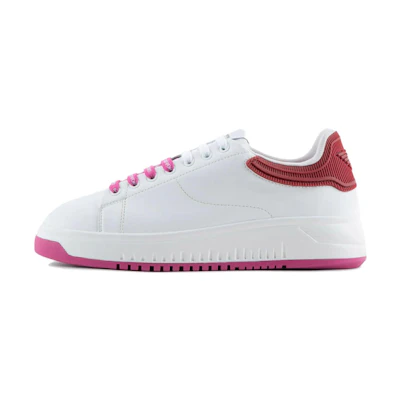 (W) Emporio Armani Low-Top Sneaker 'Red Leather'