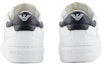 Shop (W) Emporio Armani Low-Top Sneaker 'White Calfskin' Kasut Rendah Kulit Putih X3X188XF7241D611
