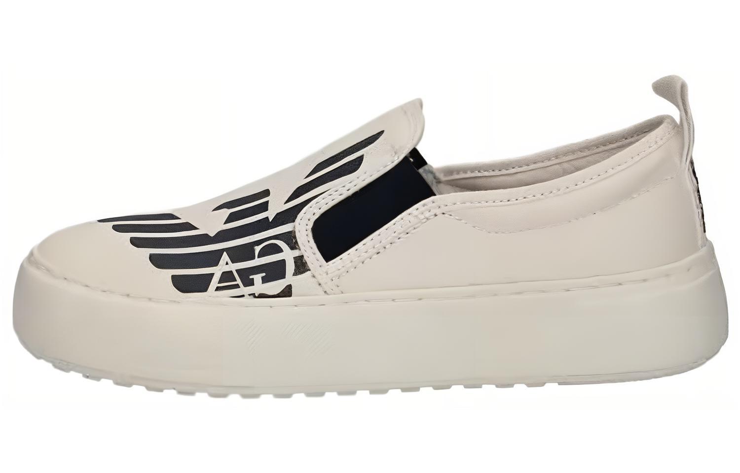 (W) Emporio Armani Low Top 'CMFT Casual White Black'