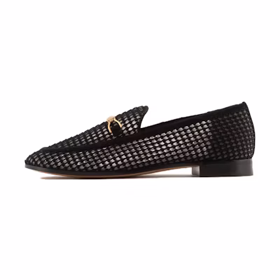 (W) Emporio Armani Mesh Slip-On 'Black Fashion'