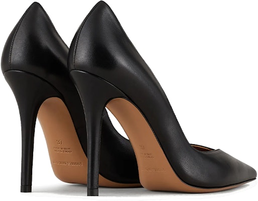 (Women) Emporio Armani Napa Leather Pointed Toe High Heels 'Black' X3E423XF271100002 Shop (Women) Emporio Armani Napa Leather Pointed Toe High Heels 'Black' X3E423XF271100002