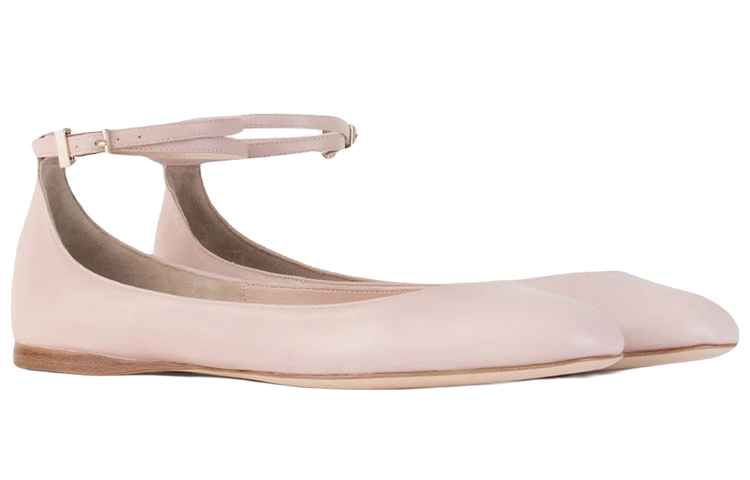 (W) Emporio Armani Nappa Ballet Flat 'Pink' 圖 2