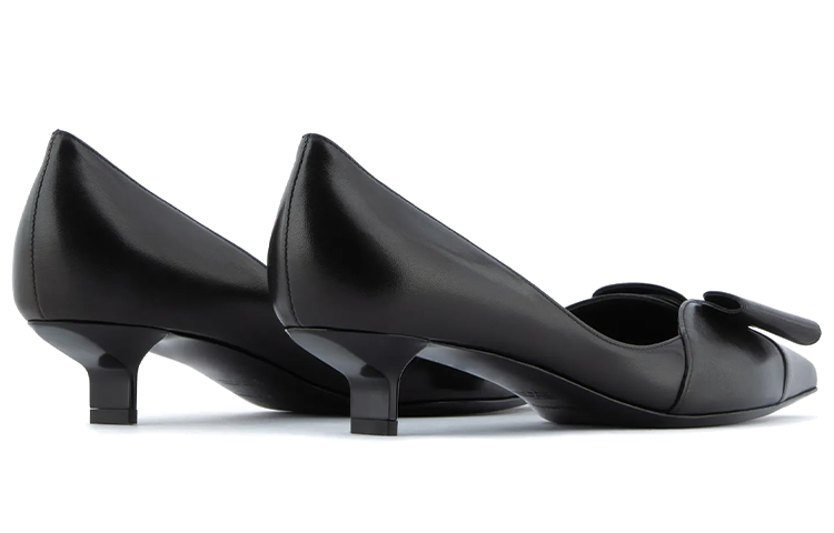 (W) Emporio Armani Nappa High Heels 'Black Bow' 圖 3