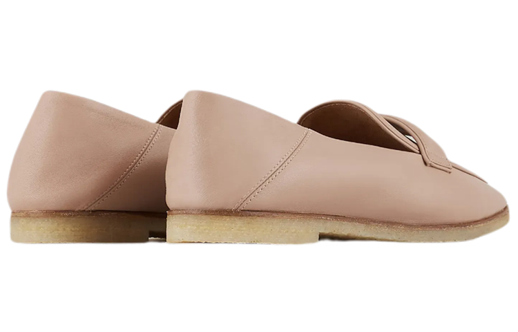 (W) Emporio Armani Nappa Leather Loafer 'Pink' 圖 3