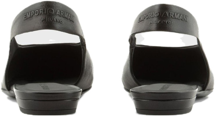 (W) Emporio Armani黑色纳帕革橡胶帽穆勒鞋 X3D282XF271100002 Shop (W) Emporio Armani黑色纳帕革橡胶帽穆勒鞋 X3D282XF271100002