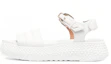 Buy (Women) Emporio Armani Open Toe Platform Sandals 'Simple White' X3U095XL369K222
