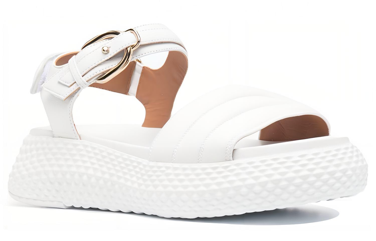 Order (W) Sandal Platform Hujung Terbuka Emporio Armani 'Putih Ringkas' X3U095XL369K222