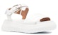 (W) Sandal Platform Hujung Terbuka Emporio Armani 'Putih Ringkas' X3U095XL369K222