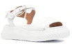 Order (Women) Emporio Armani Open Toe Platform Sandals 'Simple White' X3U095XL369K222