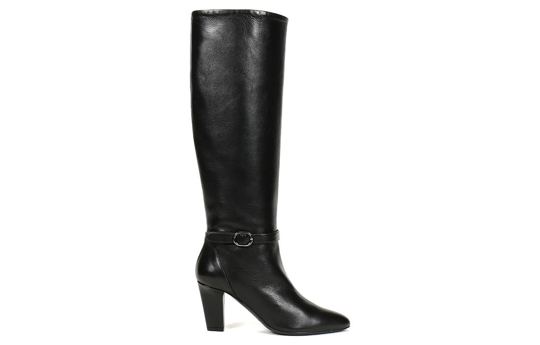 (W) Emporio Armani Over-the-Knee Leather Boots 'Black' 圖 2