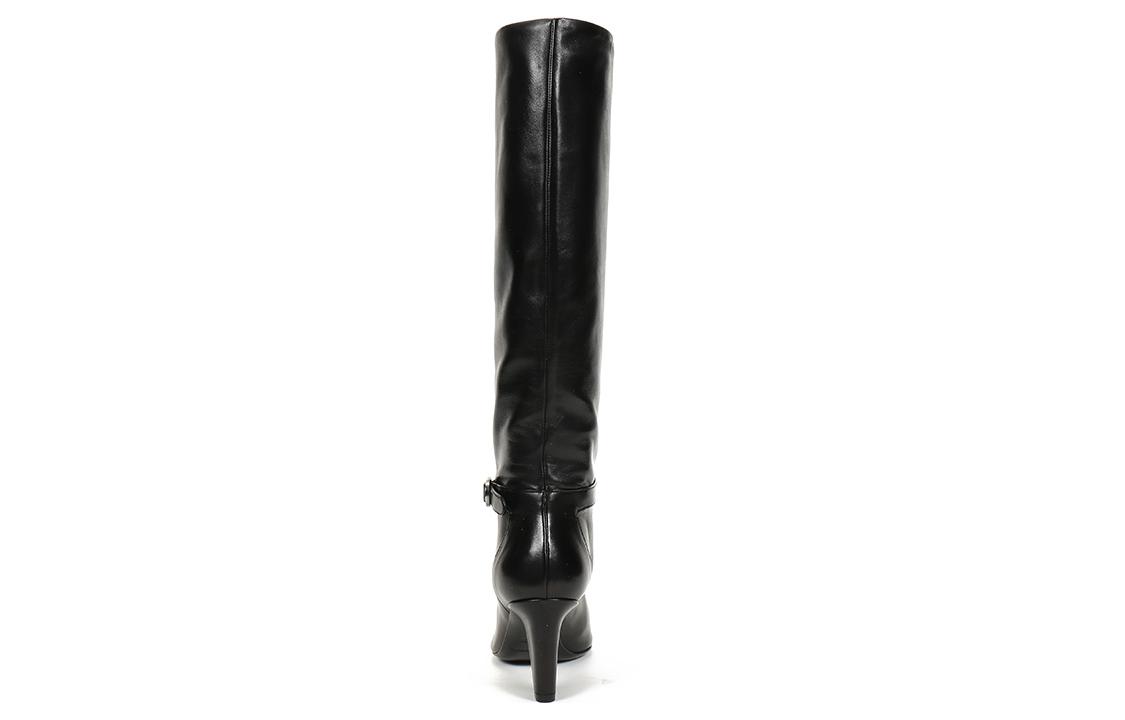 (W) Emporio Armani Over-the-Knee Leather Boots 'Black' 圖 5