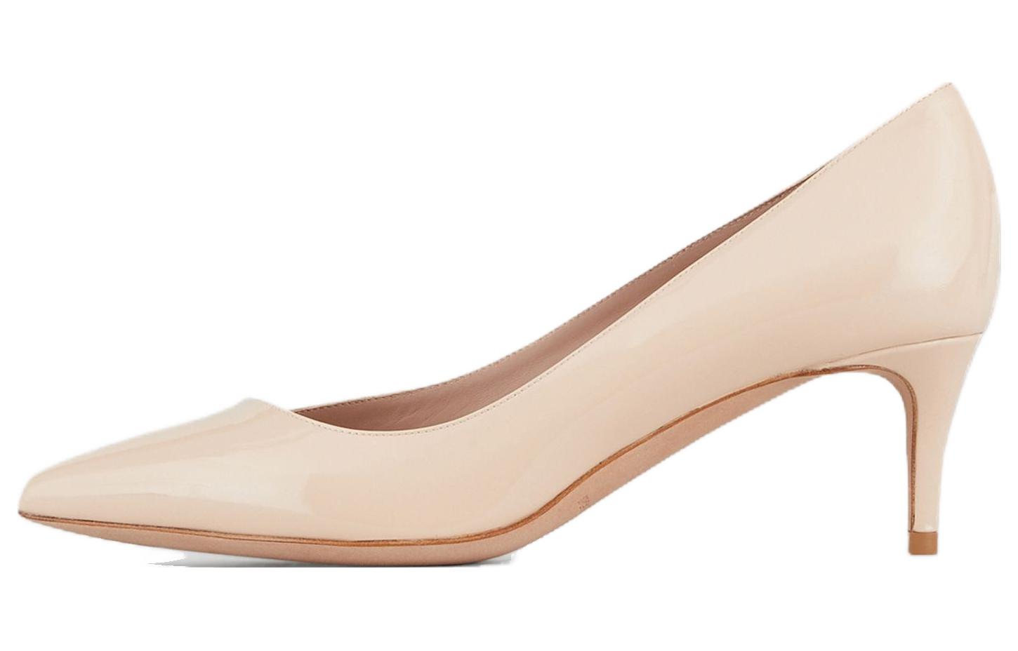 (Women) Emporio Armani Pointed-Toe Kitten Heels 'Beige Comfort' X1E718XF024100124