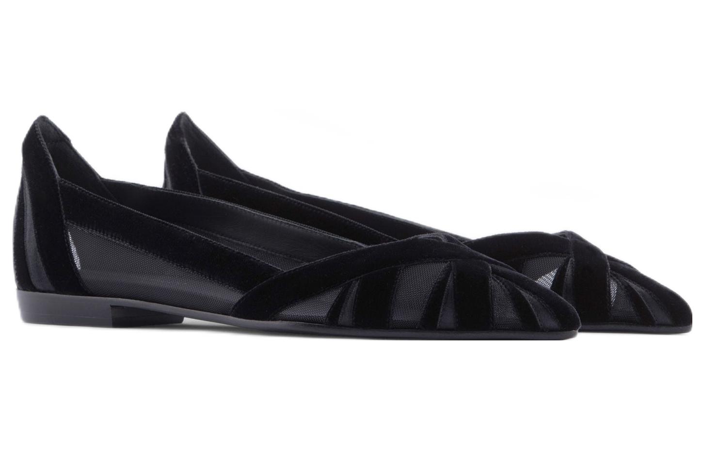 (W) Emporio Armani Pointed Flat 'Black' 圖 3