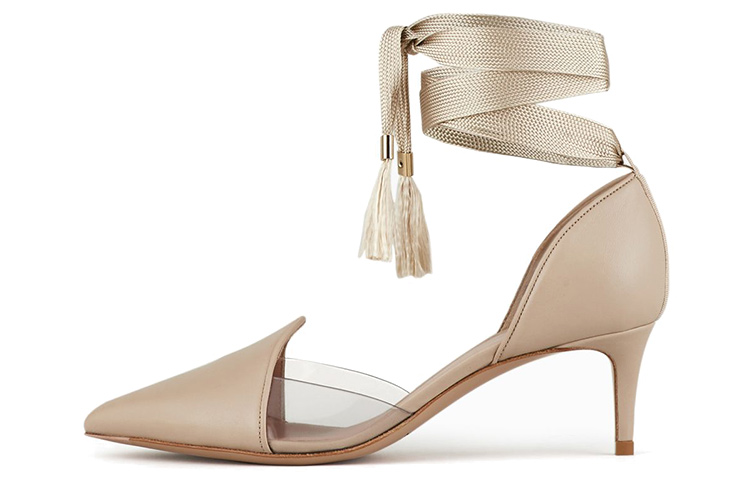 (W) Emporio Armani Pointed Toe High Heels 'Beige'