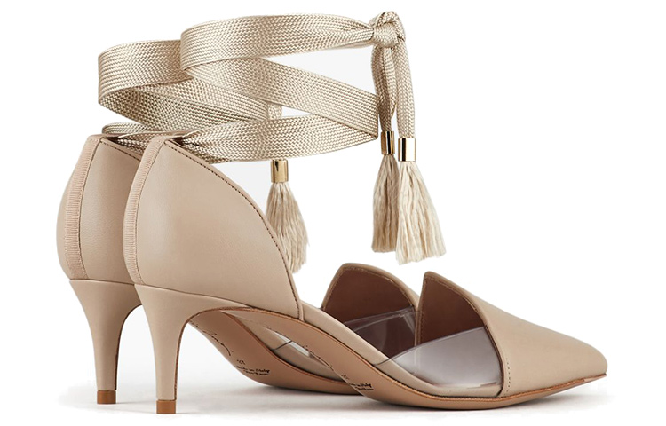 (W) Emporio Armani Pointed Toe High Heels 'Beige' 圖 4