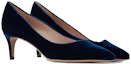 Order (Women) Emporio Armani Pointed Toe Slip-On Stiletto 'Deep Navy' X1E718XT684100285