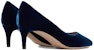 (W) Emporio Armani Kasut Tumit Tinggi Slip-On 'Deep Navy' X1E718XT684100285