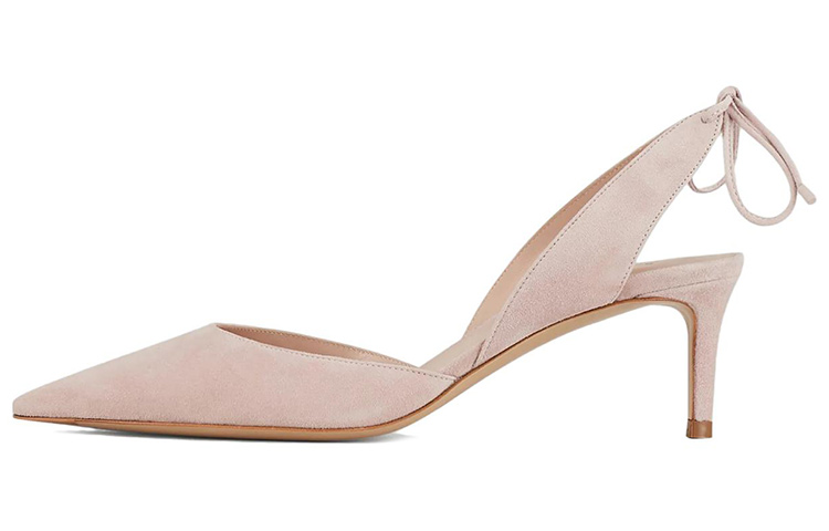 (Women) Emporio Armani Pointed Toe Stiletto High Heels 'Pink Velvet' X1E908XC067100867