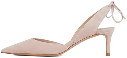 (Women) Emporio Armani Pointed Toe Stiletto High Heels 'Pink Velvet' X1E908XC067100867 (Women) Emporio Armani Pointed Toe Stiletto High Heels 'Pink Velvet' X1E908XC067100867