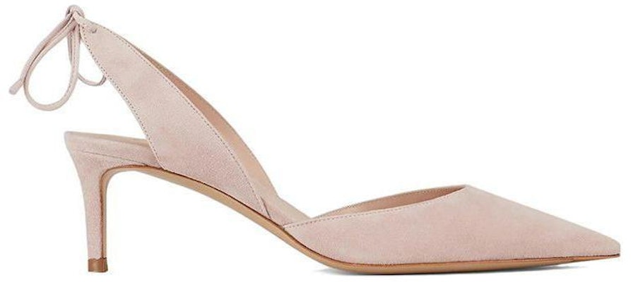 (W) Emporio Armani 尖头细高跟鞋 '粉色天鹅绒' X1E908XC067100867 Order (W) Emporio Armani 尖头细高跟鞋 '粉色天鹅绒' X1E908XC067100867