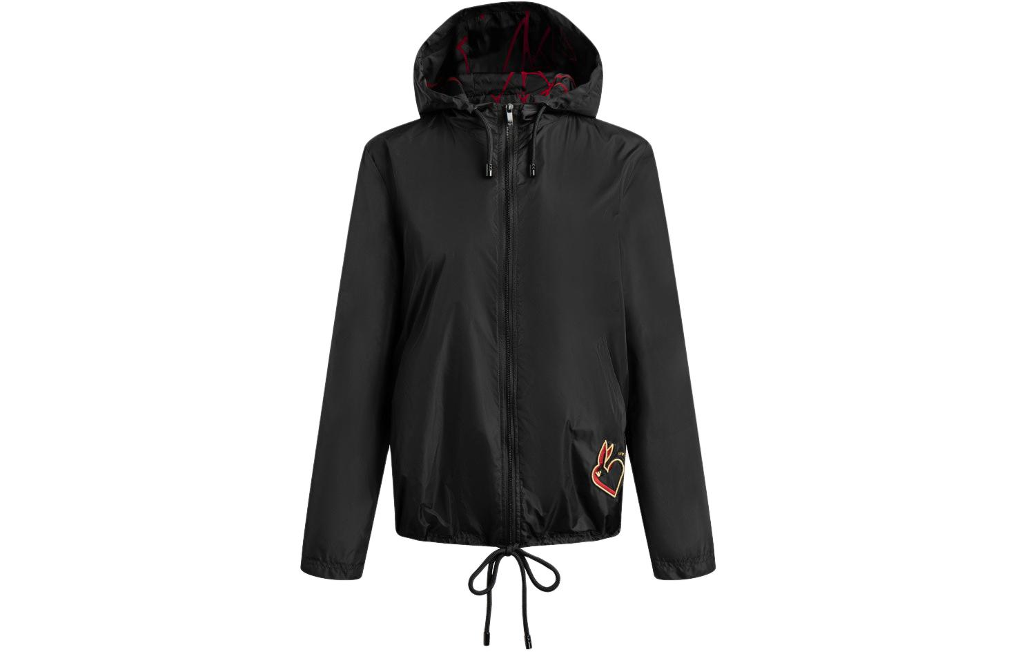 (Women) Emporio Armani Rabbit Print Hooded Jacket Black SS23 Collection 3R2B95-2NFAZ-0999 圖 2