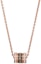 Lookbook (Women) Emporio Armani Rose Gold Black Bead Stainless Steel Necklace. EGS2975221